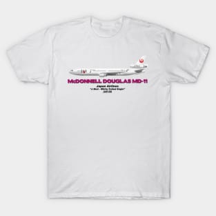 McDonnell Douglas MD-11 - Japan Airlines "J Bird - White-Tailed Eagle" T-Shirt
